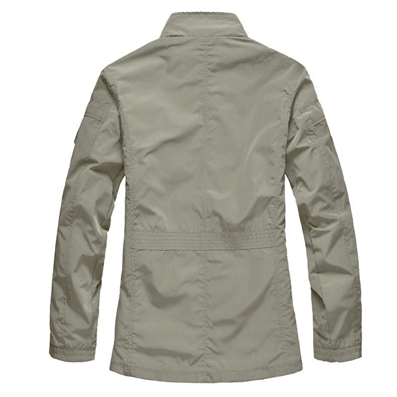 Otis | Stand-Collar Coat with Flap Pockets