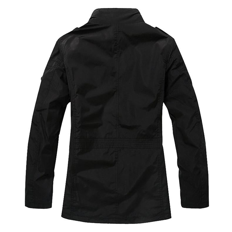 Otis | Stand-Collar Coat with Flap Pockets