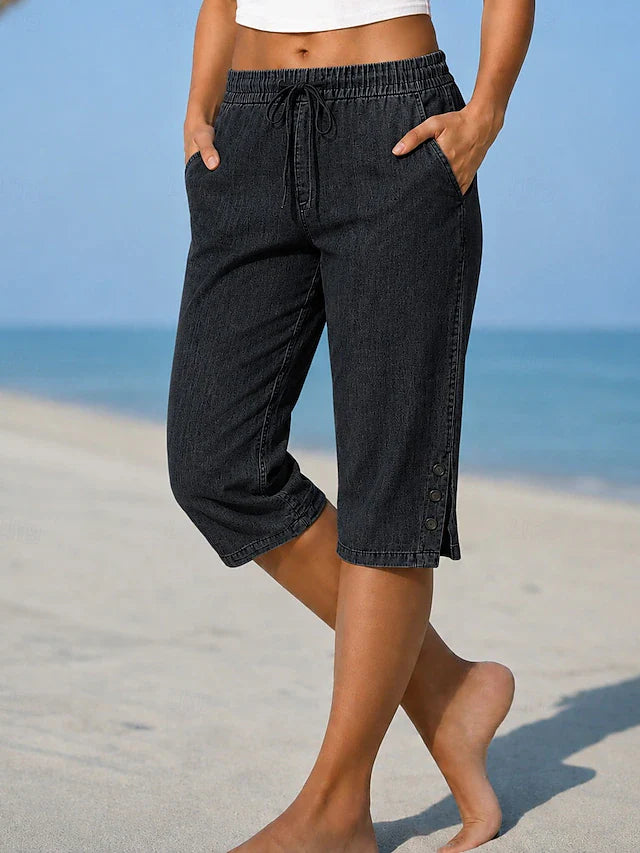 Delphia | Women's Calf Length Capri Pants