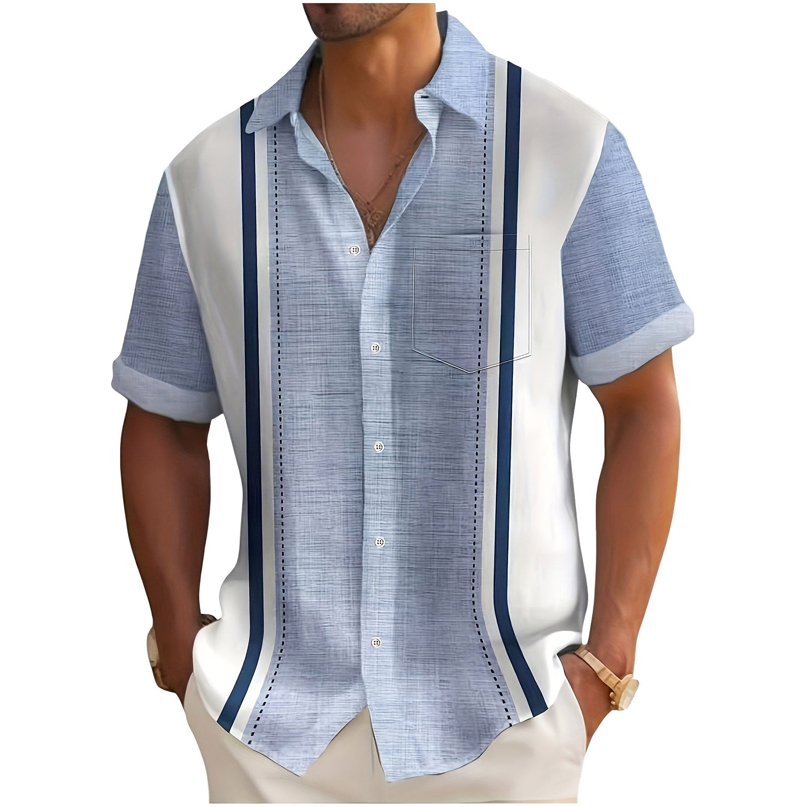 Lachlan | Striped Resort Shirt