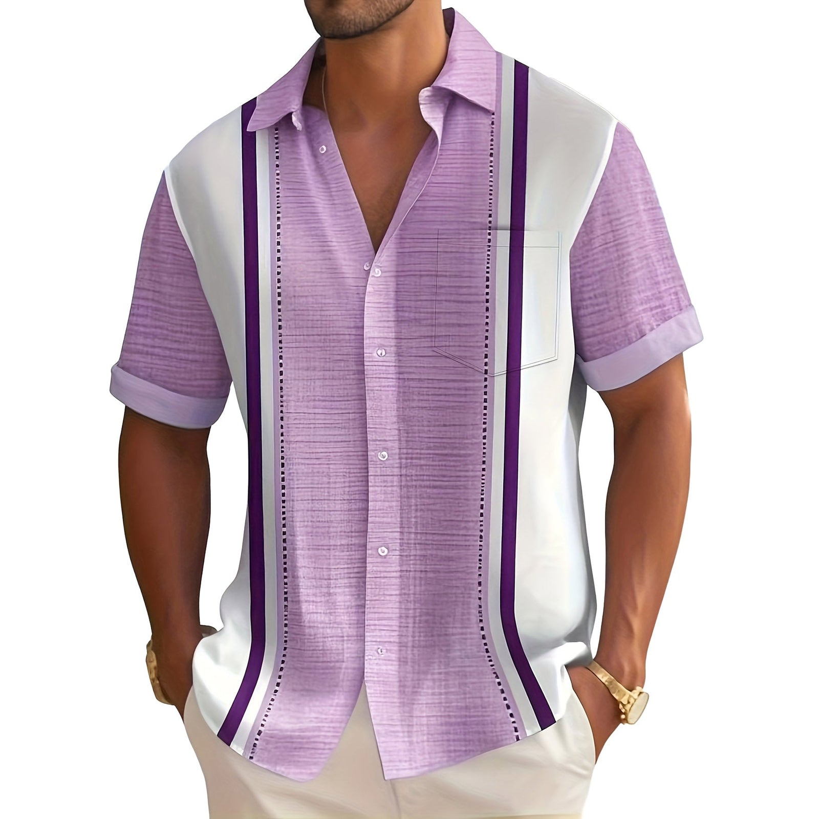 Lachlan | Striped Resort Shirt