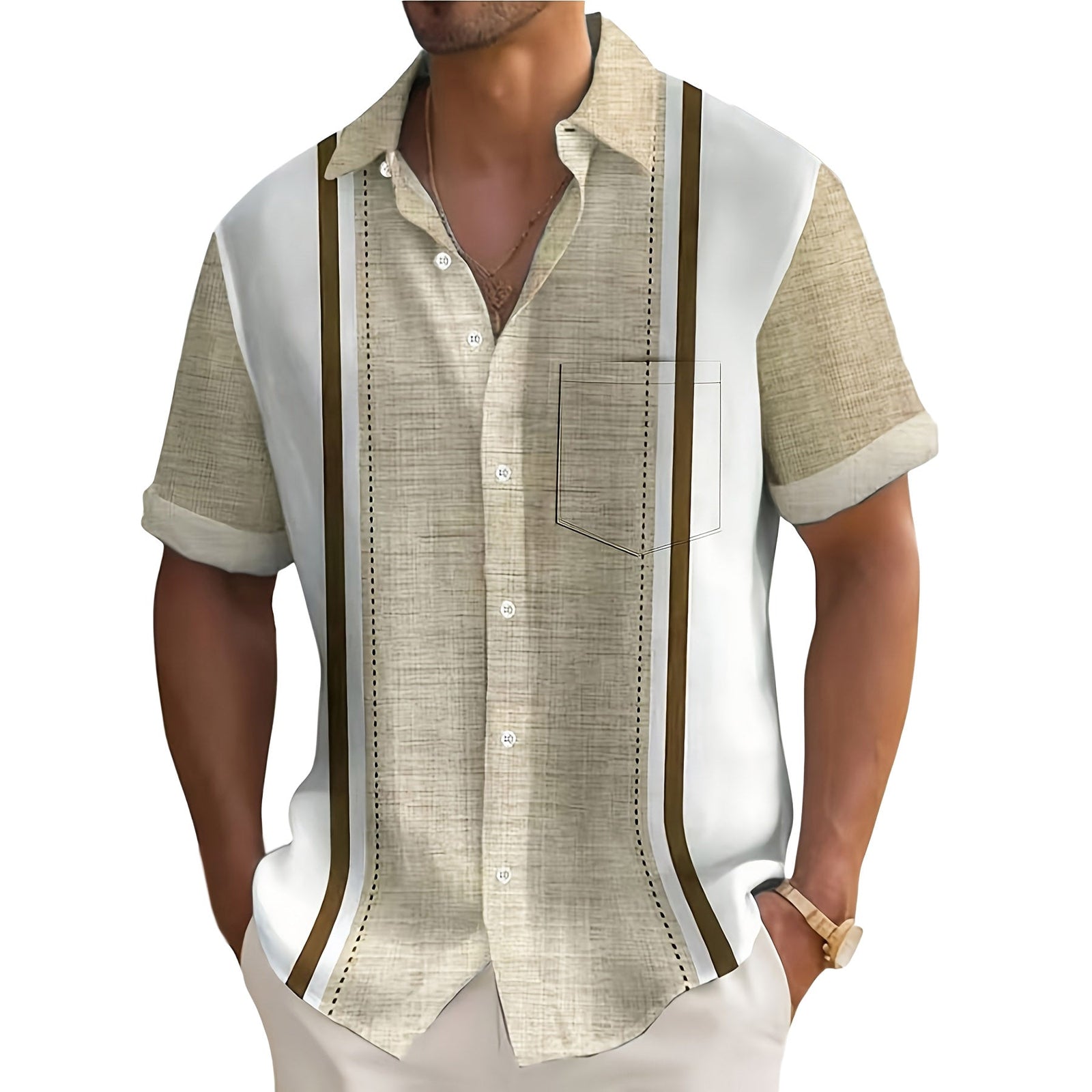 Lachlan | Striped Resort Shirt