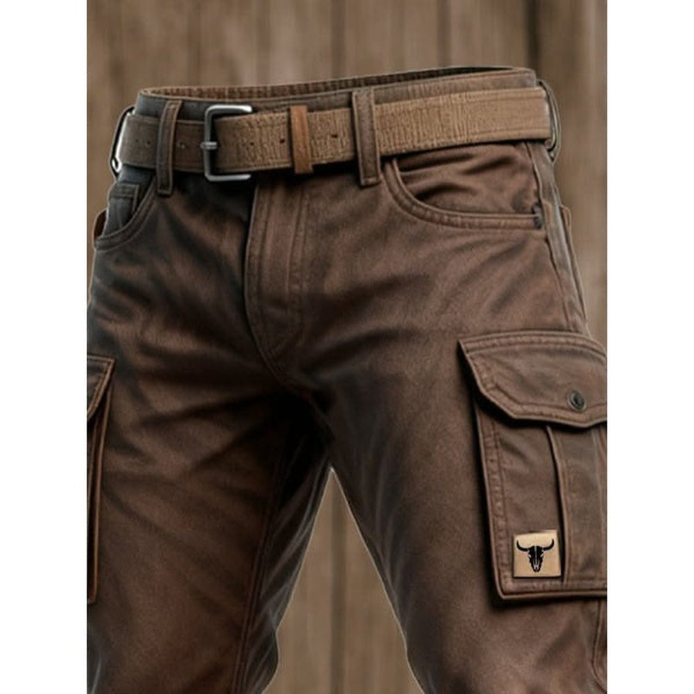 Irwin | Flap-Pocket Cargo Pants in Brown