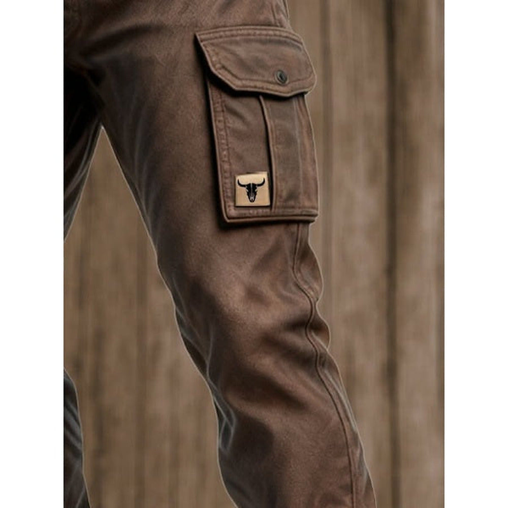 Irwin | Flap-Pocket Cargo Pants in Brown