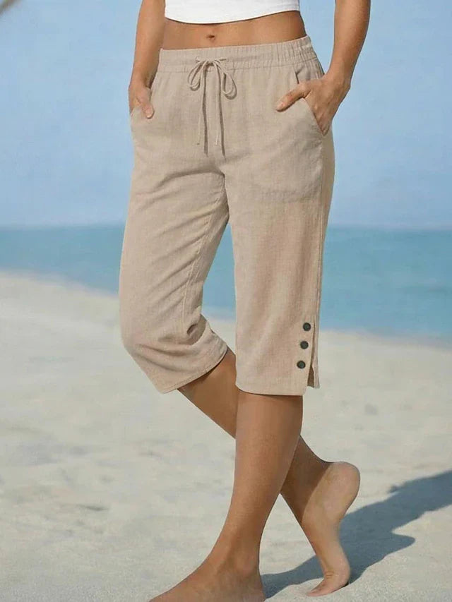 Delphia | Women's Calf Length Capri Pants